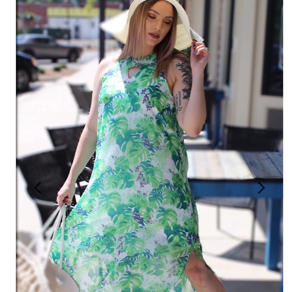 Paradise Maxi dress cutout XXL
